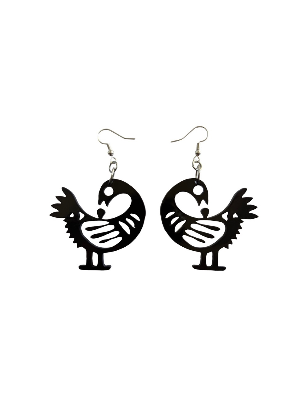 Sankofa Dangle Earrings 1.75 inches